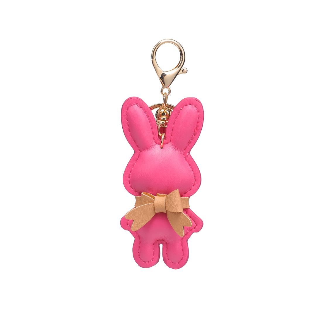 Product Image of Urban Expressions Bunnie Keychain Charm 840611150561 View 1 | Pink