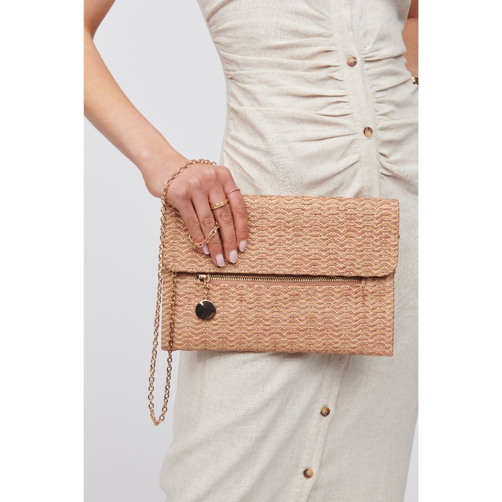 Woman wearing Natural Urban Expressions Gozo Clutch 818209017657 View 1 | Natural