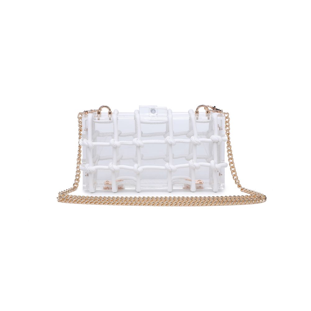 Product Image of Urban Expressions Yesenia Evening Bag 840611107305 View 7 | White