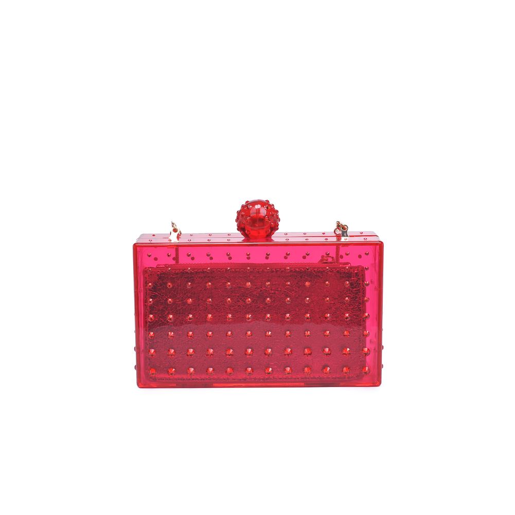 Product Image of Urban Expressions Melisha Evening Bag 840611112255 View 7 | Magenta