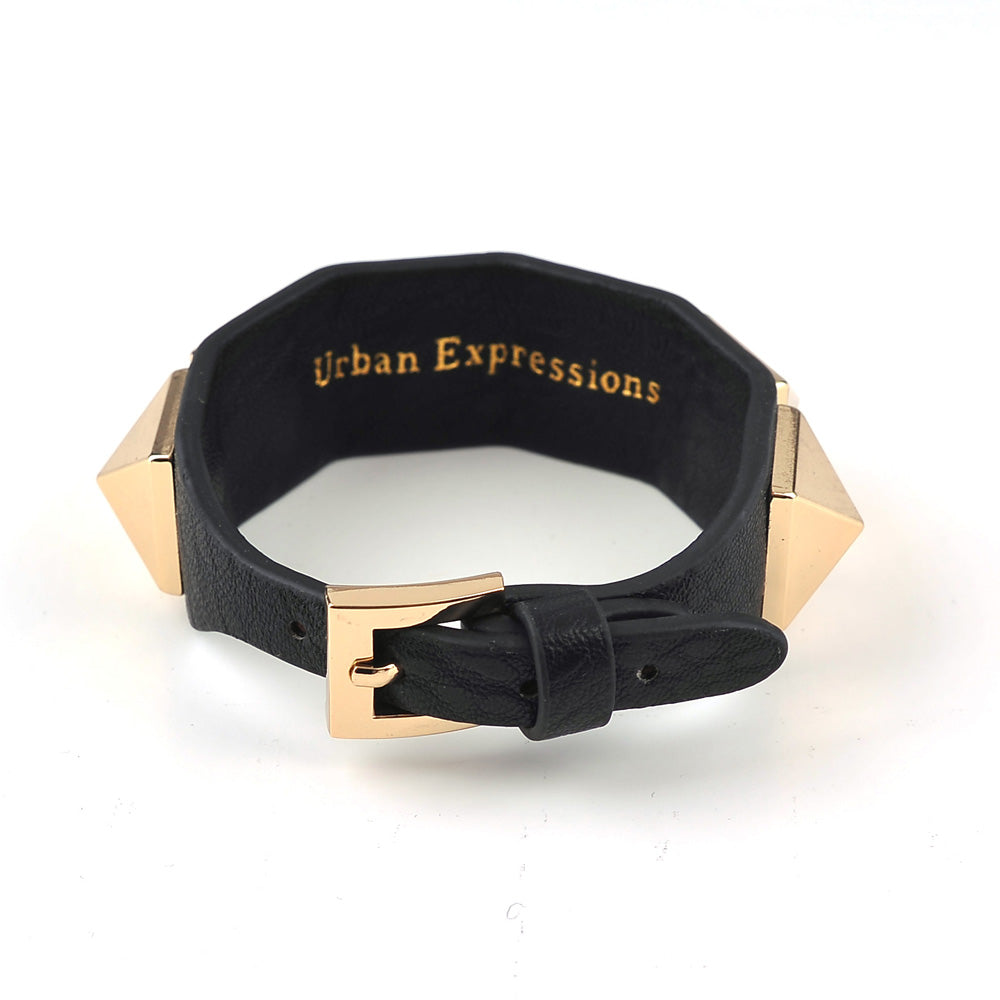 Product Image of Urban Expressions Blaze Bracelet 818209017336 View 3 | Black