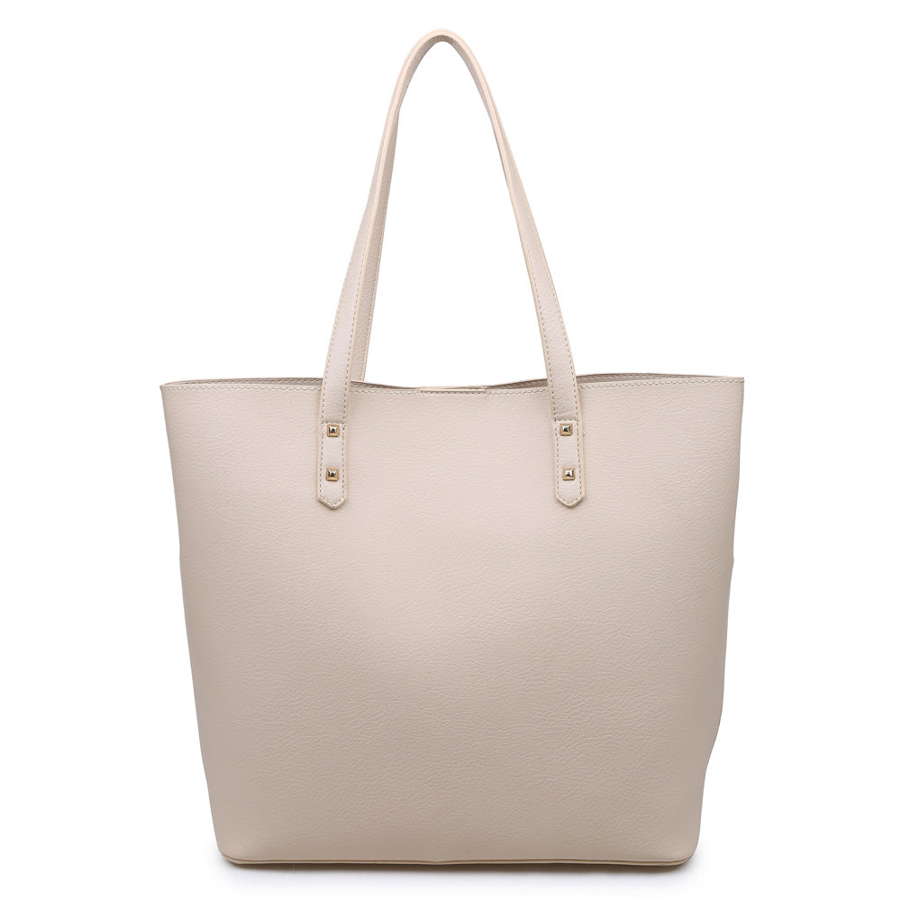 Product Image of Urban Expressions Aubrey Tote NA-840611140869 View 3 | Cream