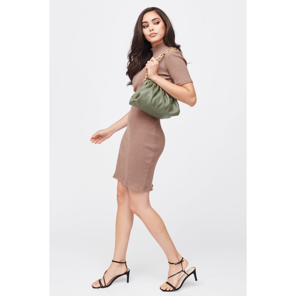 Woman wearing Olive Urban Expressions Cassie Crossbody 840611183095 View 4 | Olive