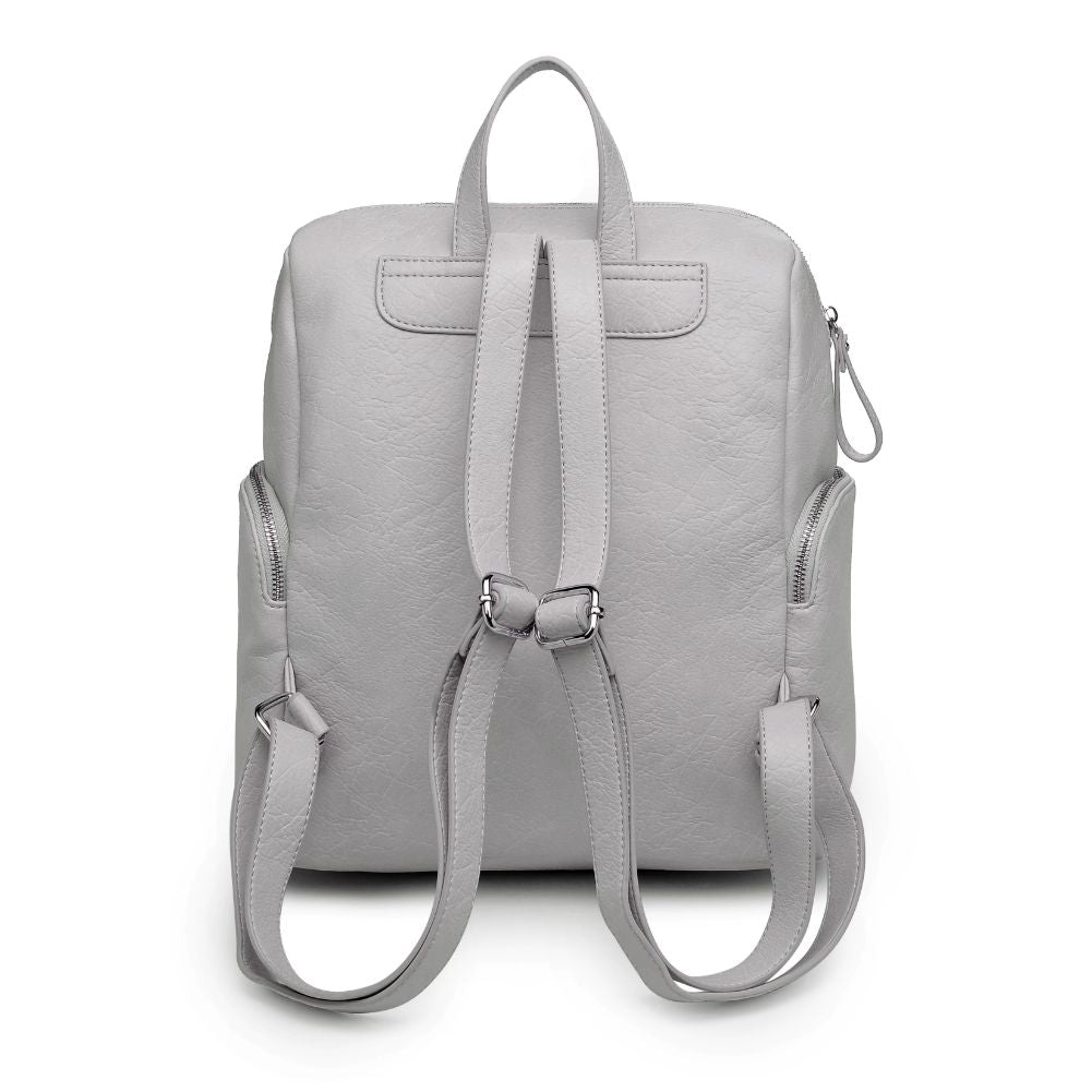 Product Image of Urban Expressions Kendall Backpack 818209018548 View 7 | Grey