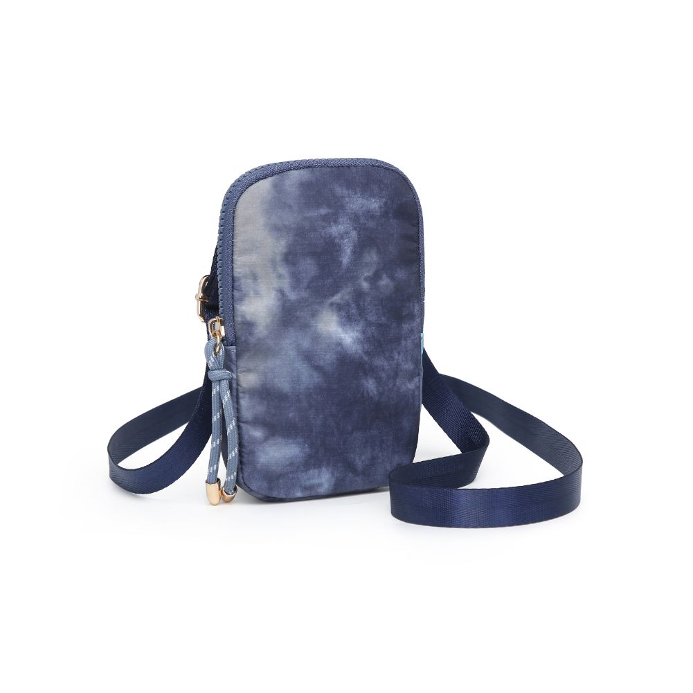 Product Image of Urban Expressions Tess Cell Phone Crossbody 840611177575 View 6 | Blue Tie Dye