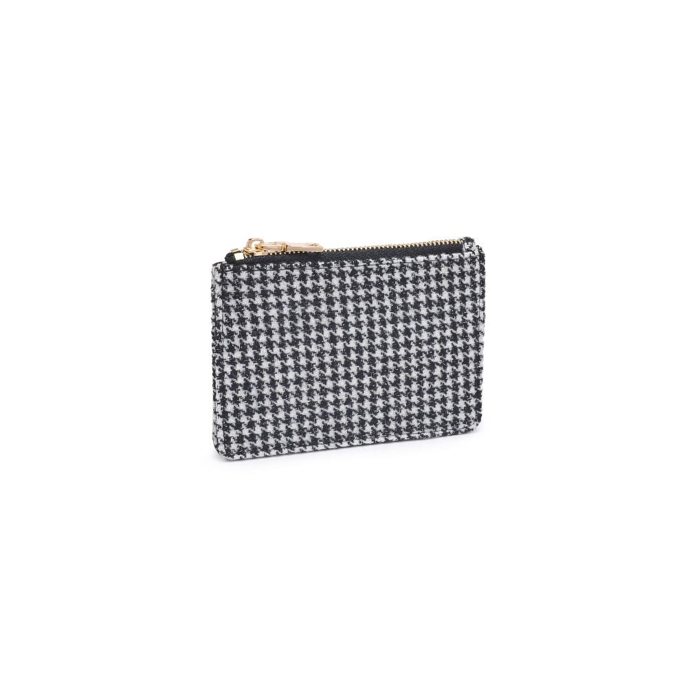 Product Image of Urban Expressions Afina - Houndstooth Card Holder 840611109828 View 6 | Black White