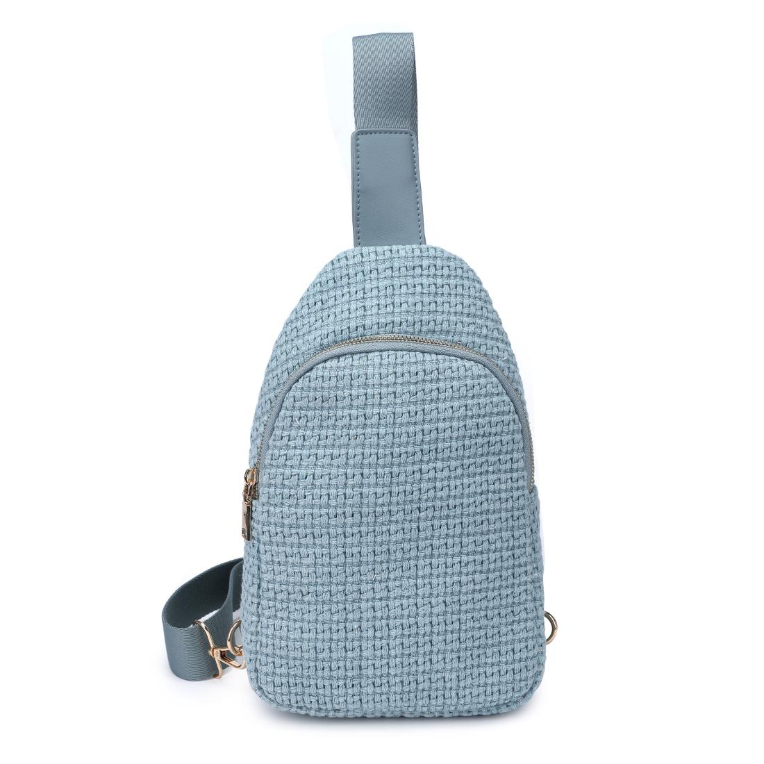 Product Image of Urban Expressions Jean Sling Backpack 840611146540 View 5 | Blue