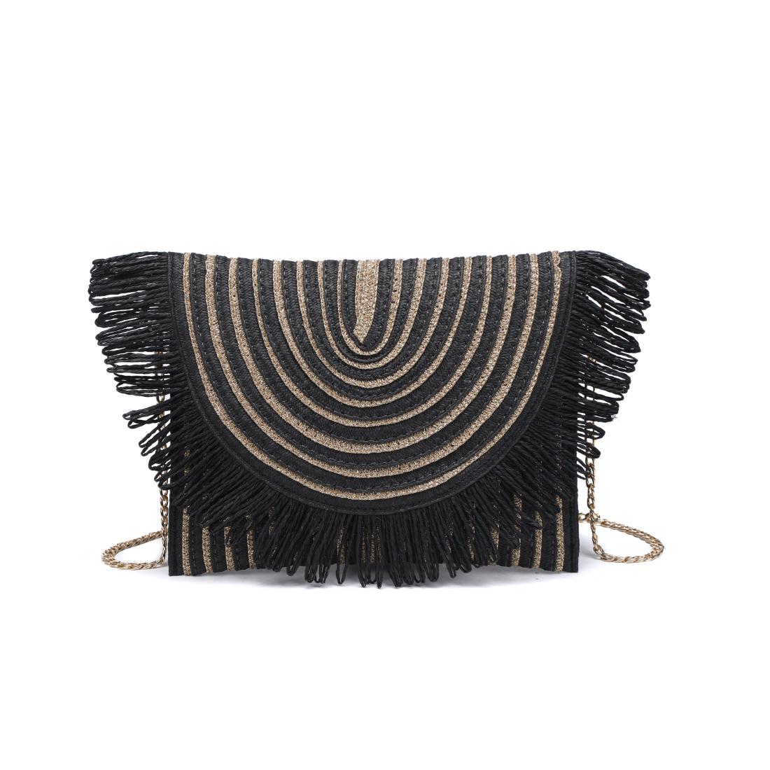 Product Image of Urban Expressions Katie Clutch 840611156907 View 5 | Black Gold