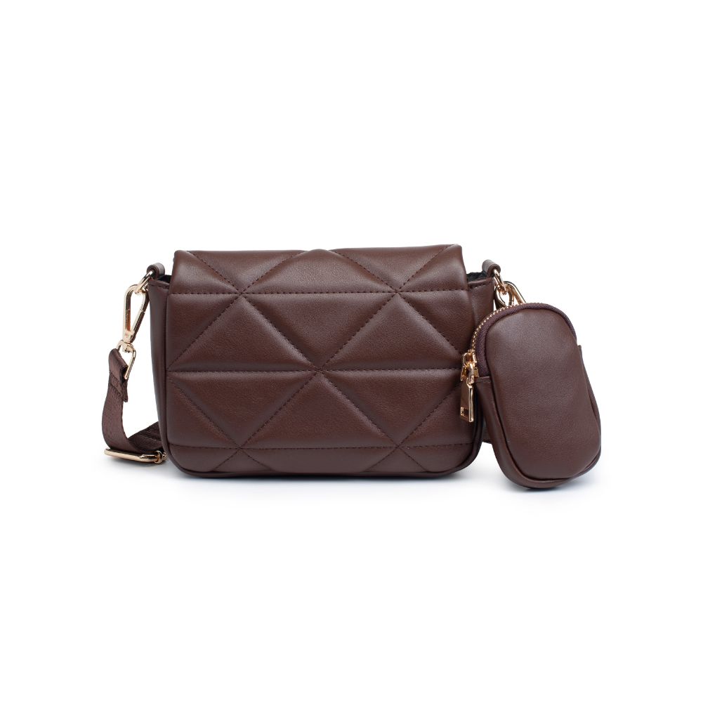 Product Image of Urban Expressions Tasha Crossbody 840611185679 View 5 | Espresso