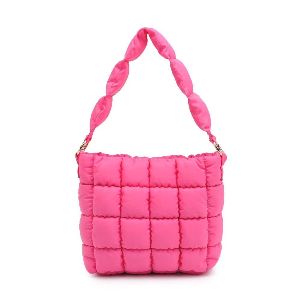 Product Image of Urban Expressions Wylie - Quilted Nylon Hobo 840611108173 View 5 | Magenta