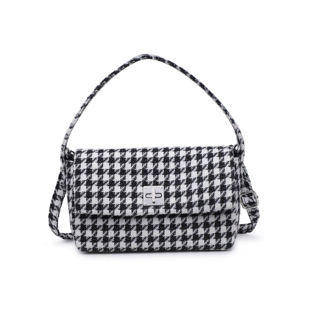 Product Image of Urban Expressions Sidney Crossbody 840611116550 View 5 | Black White