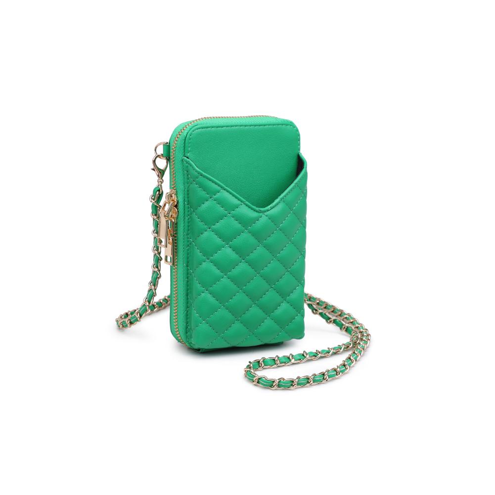 Product Image of Urban Expressions Bodie Cell Phone Crossbody 840611123381 View 6 | Kelly Green