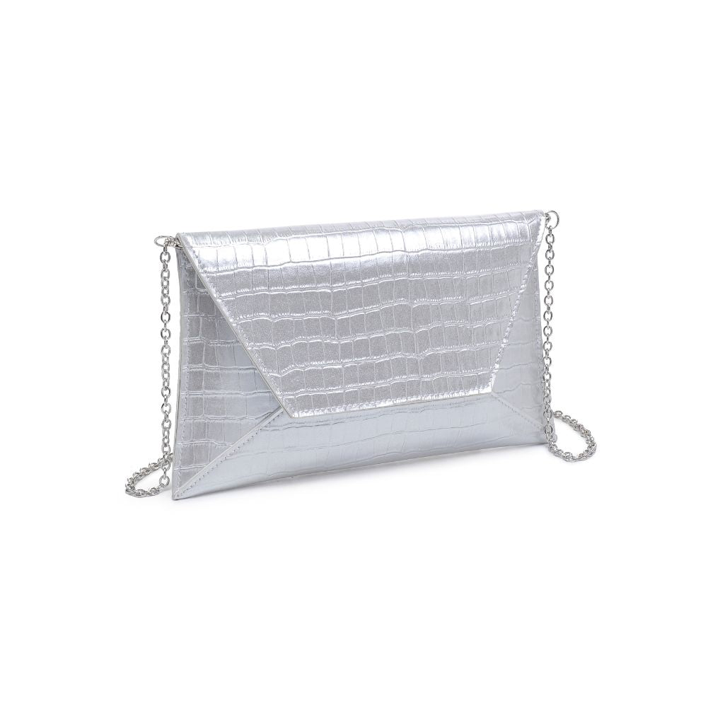 Product Image of Urban Expressions Cora - Croco Clutch 840611109729 View 6 | Silver