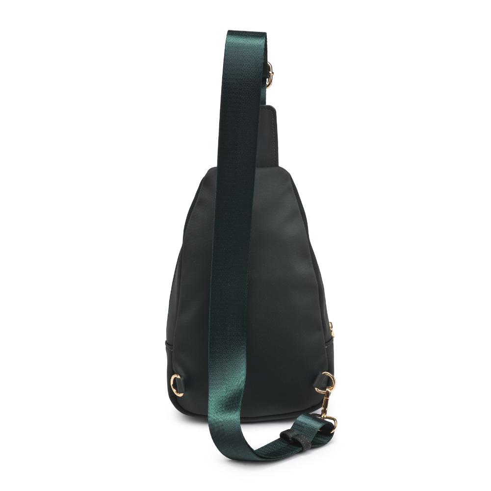 Product Image of Urban Expressions Hailey Sling Backpack 840611125521 View 6 | Olive