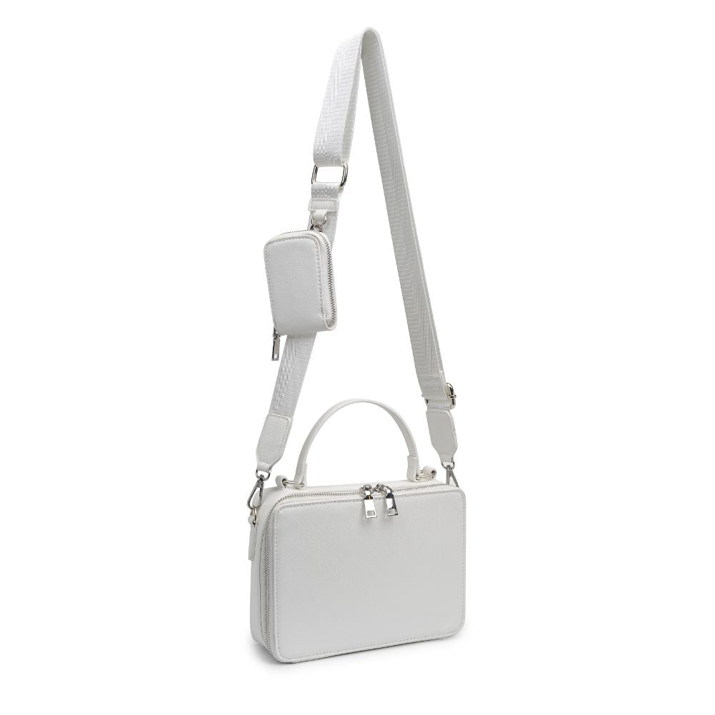 Product Image of Urban Expressions Vicki Crossbody 840611185372 View 6 | White