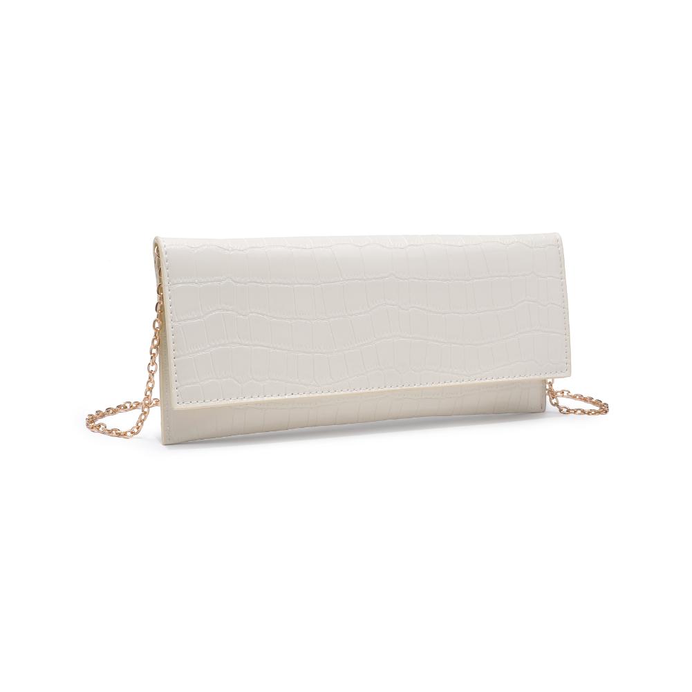 Product Image of Urban Expressions Adelle Clutch 840611139658 View 6 | Ivory