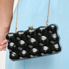 Woman wearing Black Urban Expressions Waverly Evening Bag 840611132680 View 1 | Black