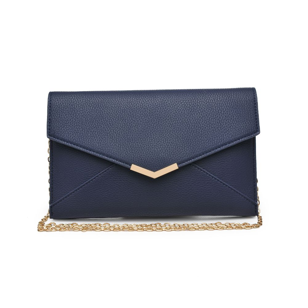 Product Image of Urban Expressions Isabelle Pebble Clutch NA-840611164186 View 1 | Navy