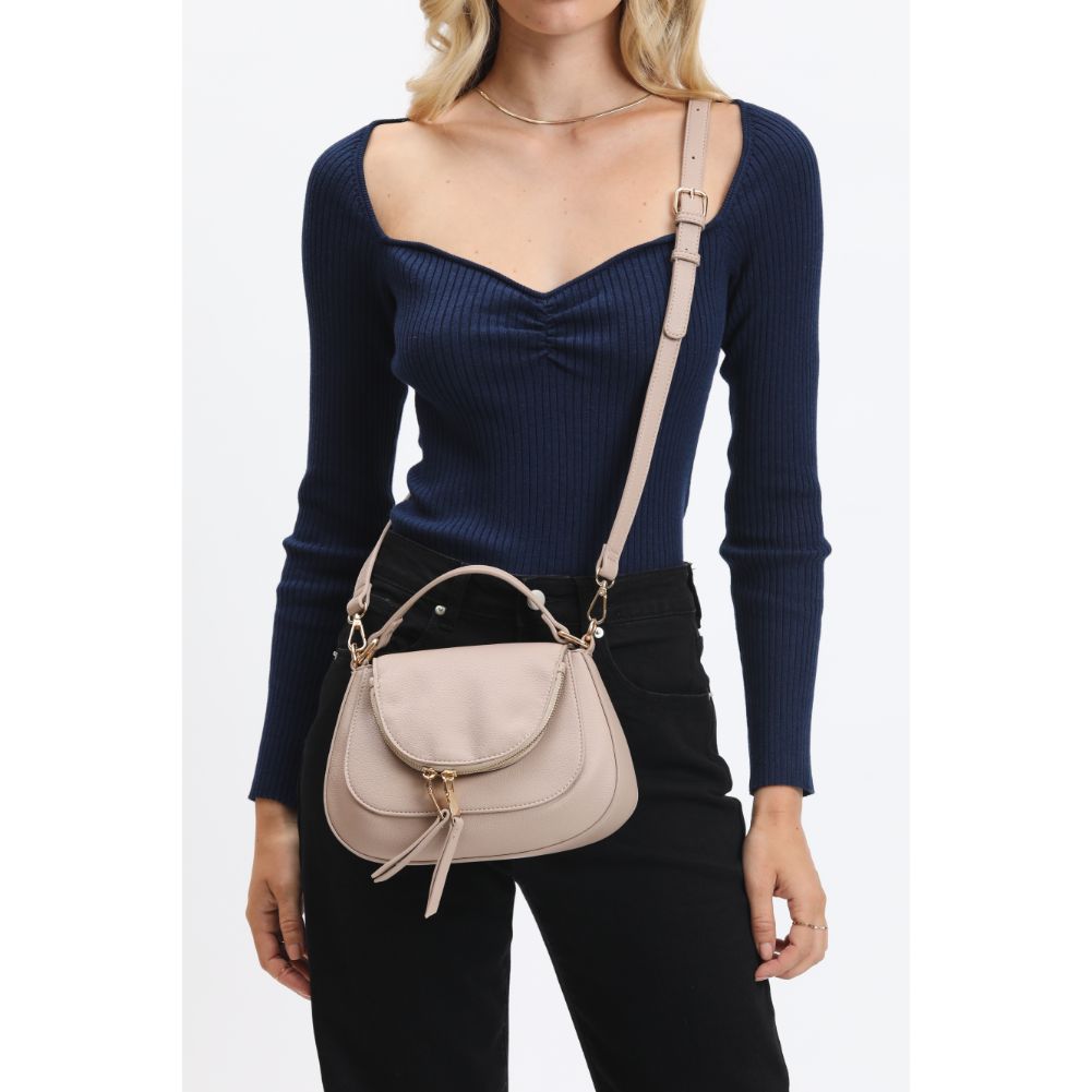 Woman wearing Natural Urban Expressions Piper Crossbody 840611120847 View 1 | Natural