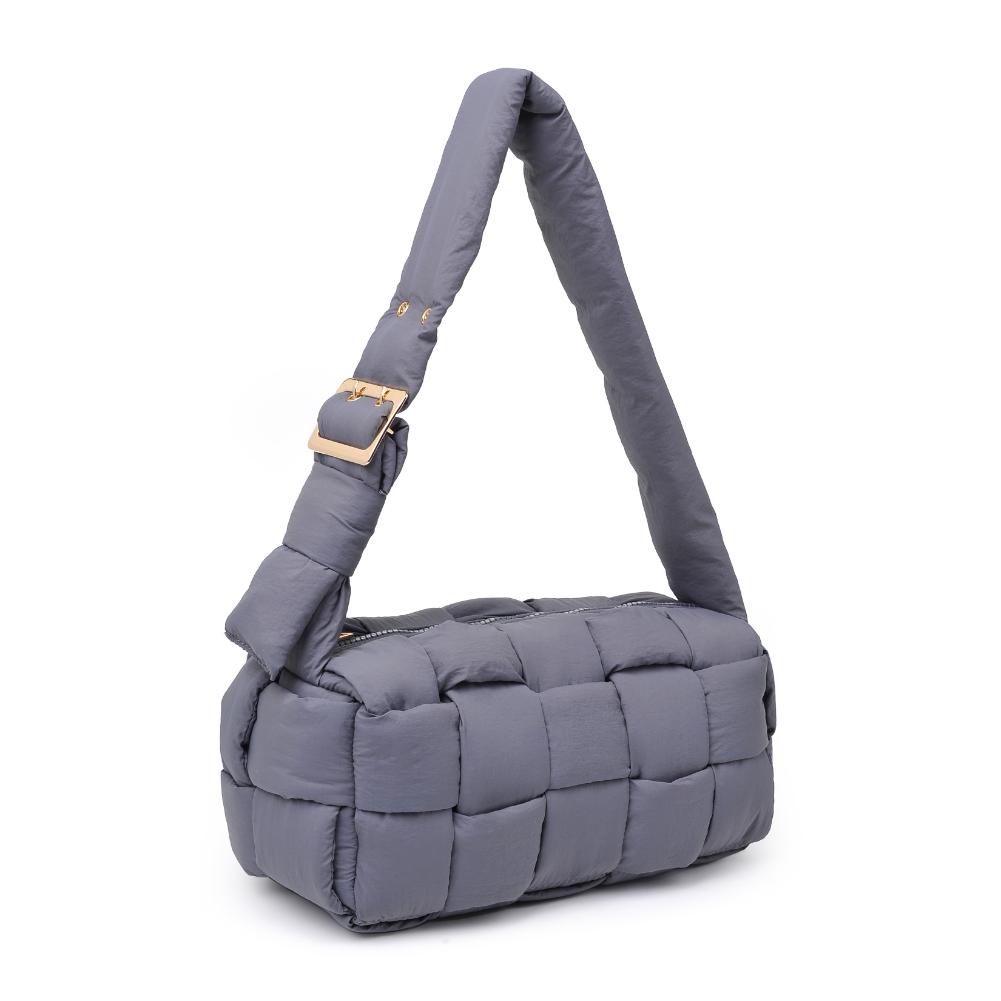 Product Image of Urban Expressions Brett Shoulder Bag 840611193483 View 6 | Carbon