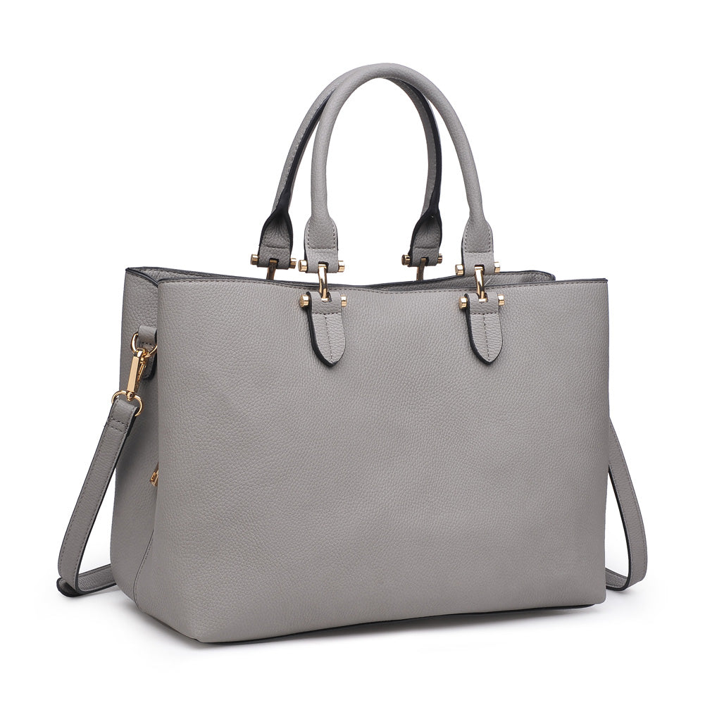 Product Image of Urban Expressions Liverpool Satchel NA-840611153449 View 2 | Grey