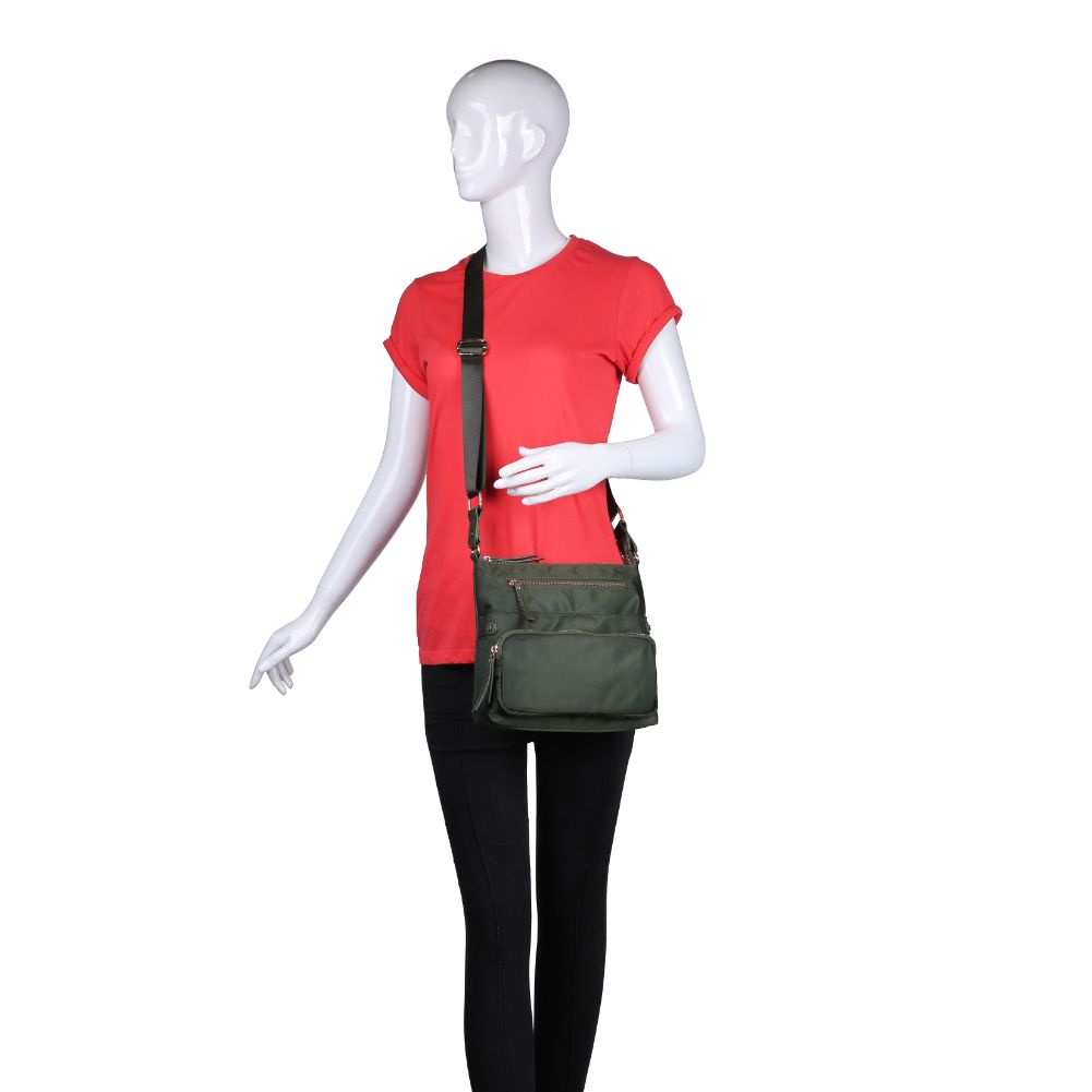 Product Image of Urban Expressions Julia Crossbody 840611164971 View 5 | Hunter Green