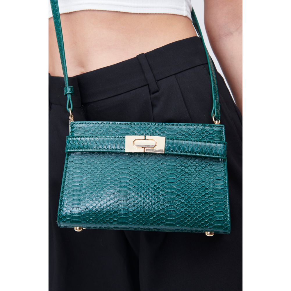 Woman wearing Emerald Urban Expressions Magda Shoulder Bag 818209011648 View 1 | Emerald