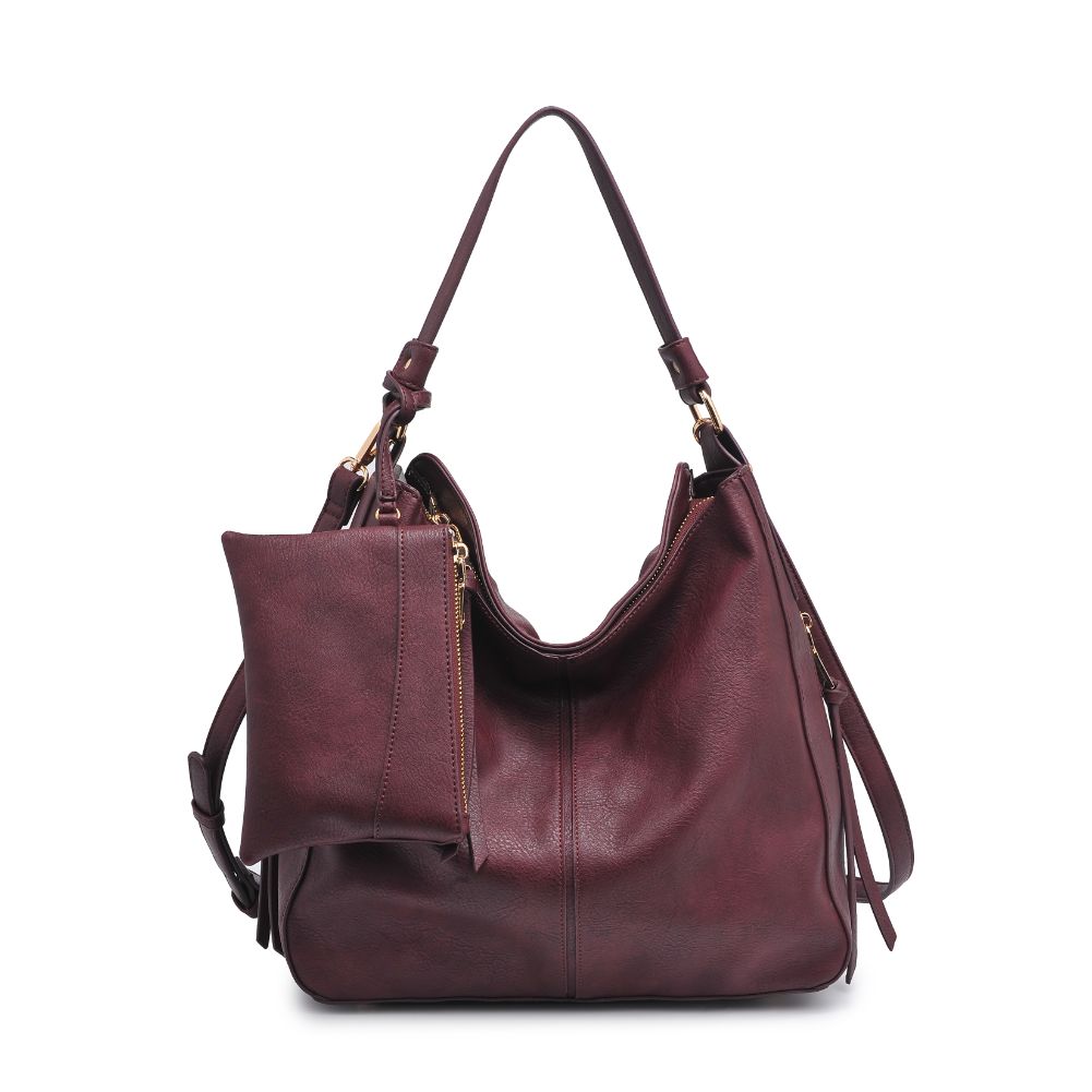 Product Image of Urban Expressions Wanda Hobo 818209011877 View 5 | Merlot