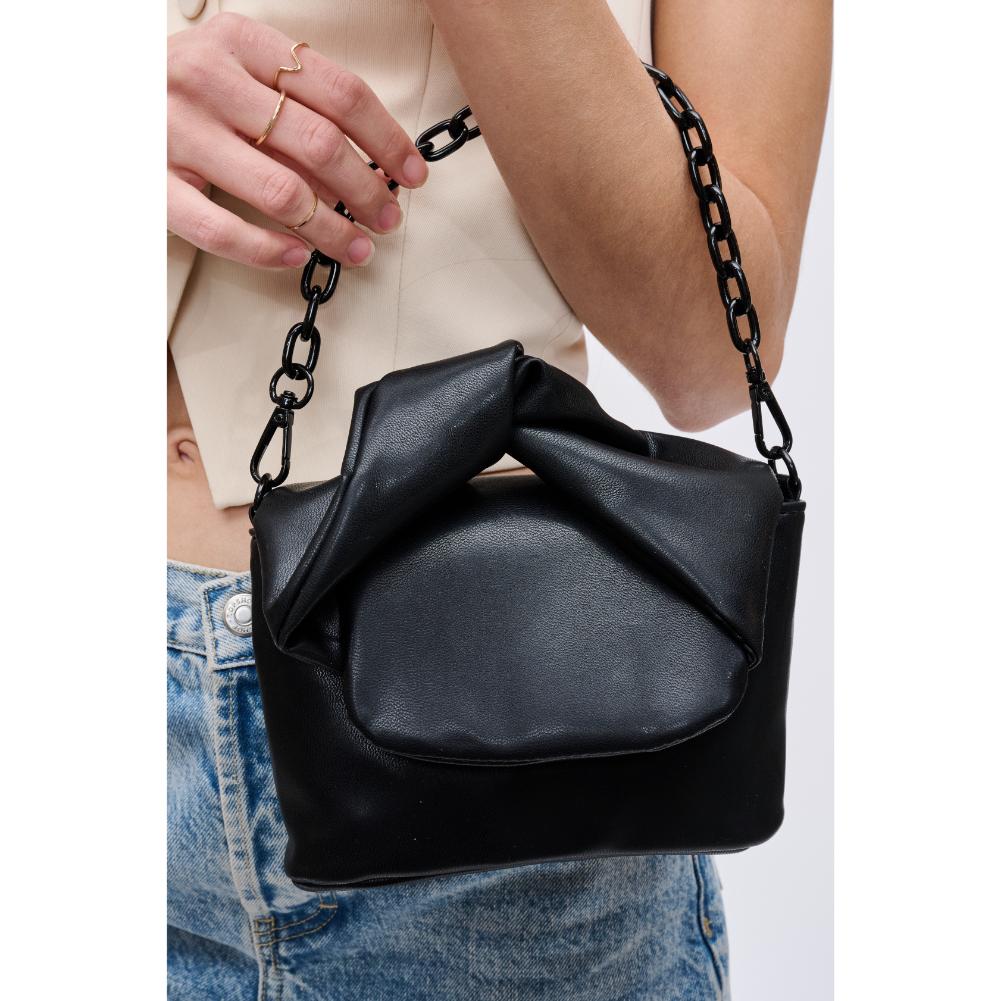 Woman wearing Black Urban Expressions Jules Crossbody 840611191472 View 4 | Black