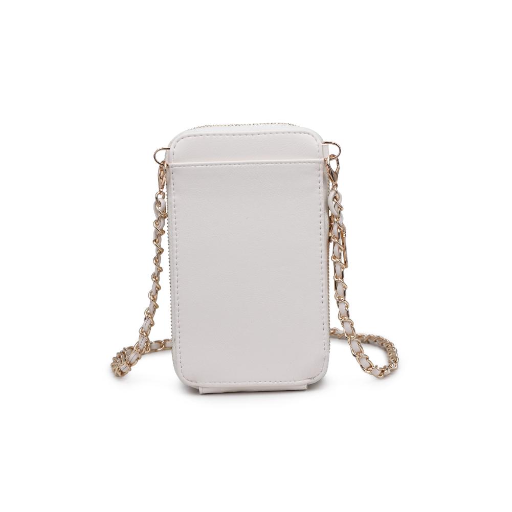 Product Image of Urban Expressions Bodie Cell Phone Crossbody 840611123350 View 7 | Ivory