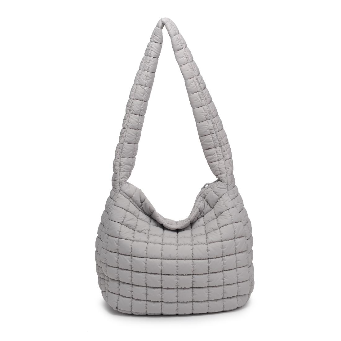 Product Image of Urban Expressions Leda Hobo 840611142719 View 7 | Dove Grey