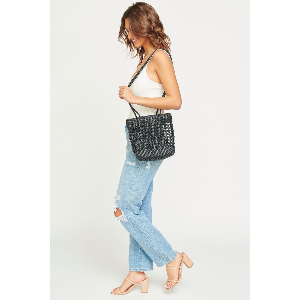 Woman wearing Black Urban Expressions Cordoba Shoulder Bag 840611170309 View 4 | Black