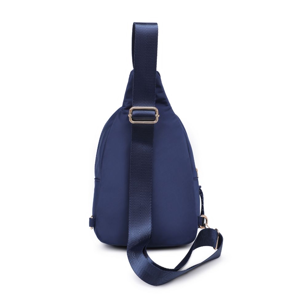 Product Image of Urban Expressions Sid Sling Backpack 840611120694 View 7 | Navy