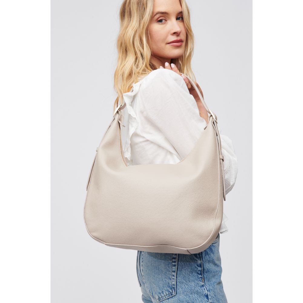 Woman wearing Bone Urban Expressions Stacy Hobo 818209016926 View 4 | Bone