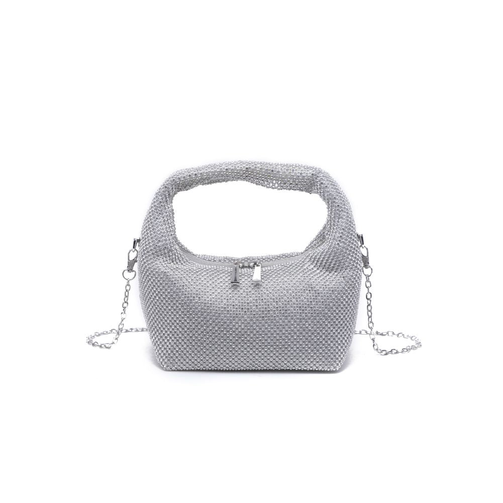 Product Image of Urban Expressions Raquel Evening Bag 840611110749 View 5 | Silver