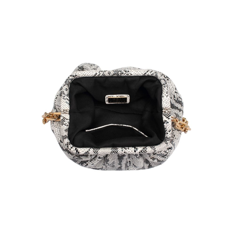 Product Image of Urban Expressions Cassie Clutch 840611174987 View 8 | Black White