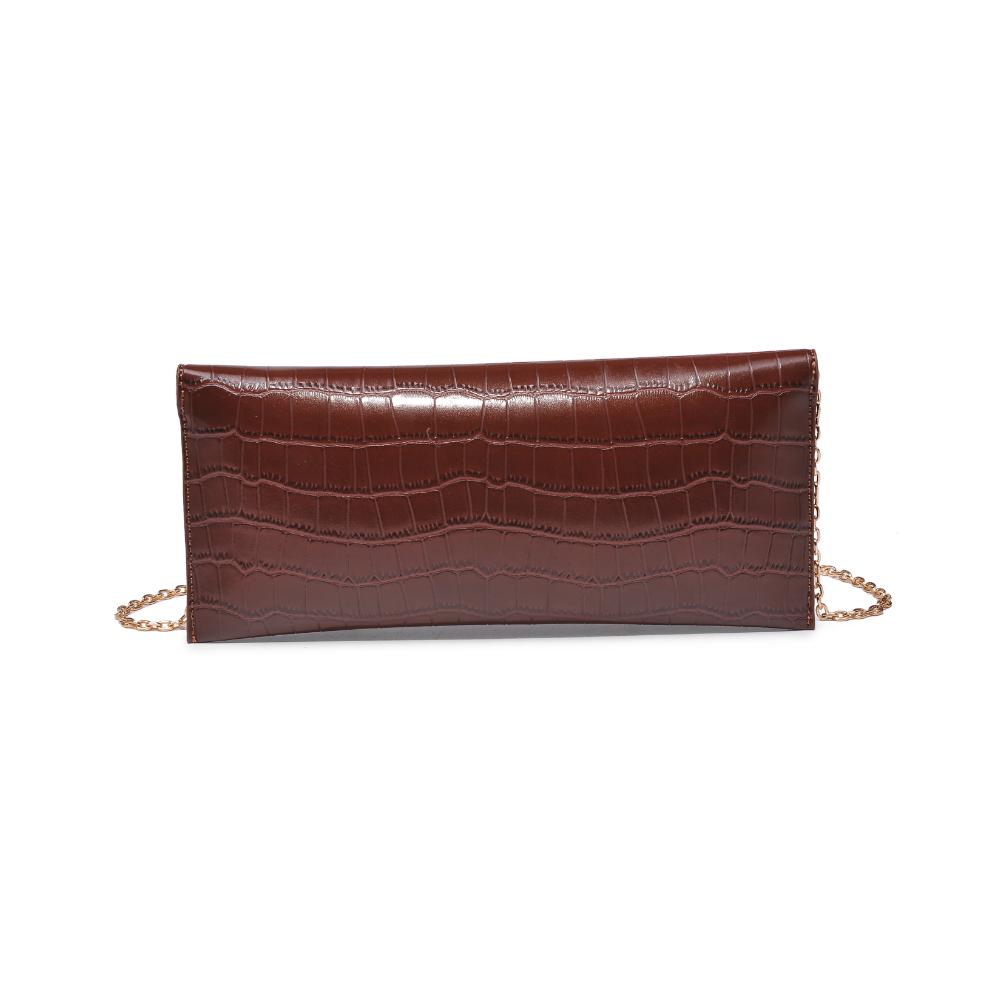 Product Image of Urban Expressions Adelle Clutch 840611139665 View 7 | Chocolate