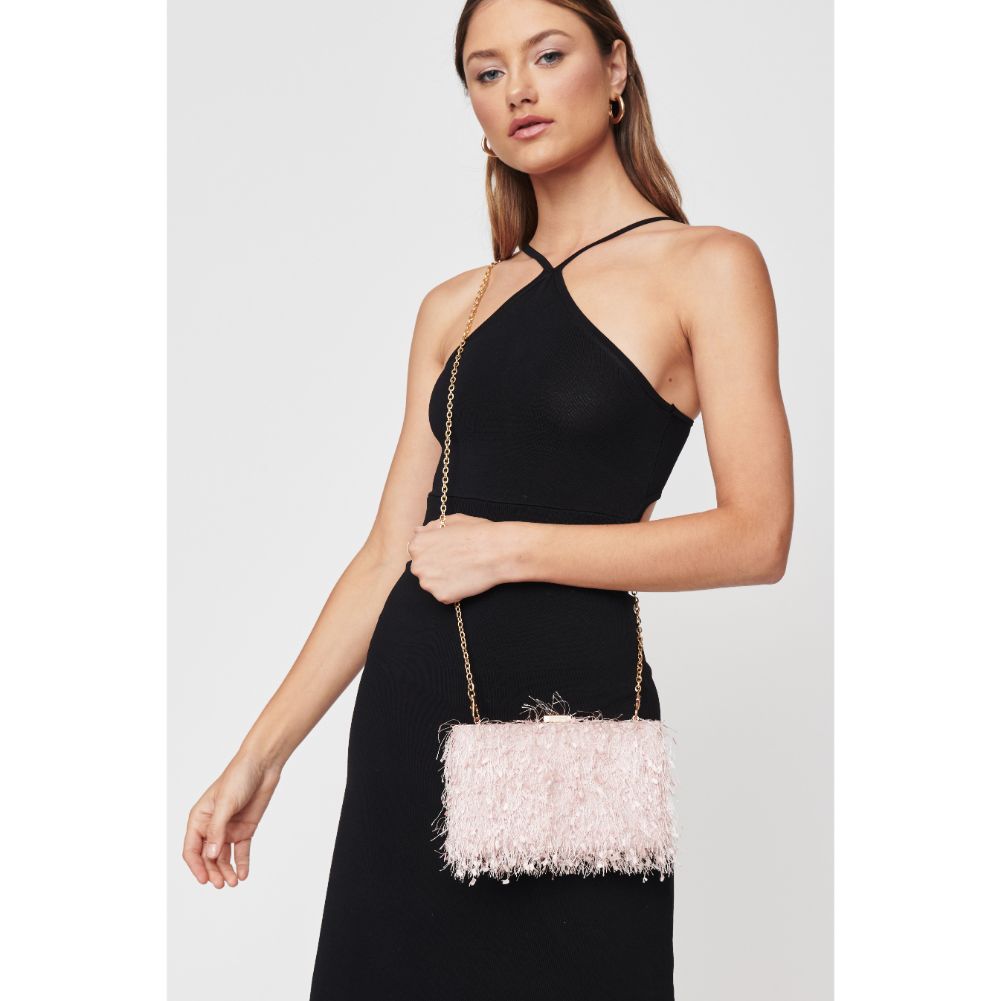 Woman wearing Ballerina Urban Expressions Shoshanna Evening Bag 840611103383 View 1 | Ballerina