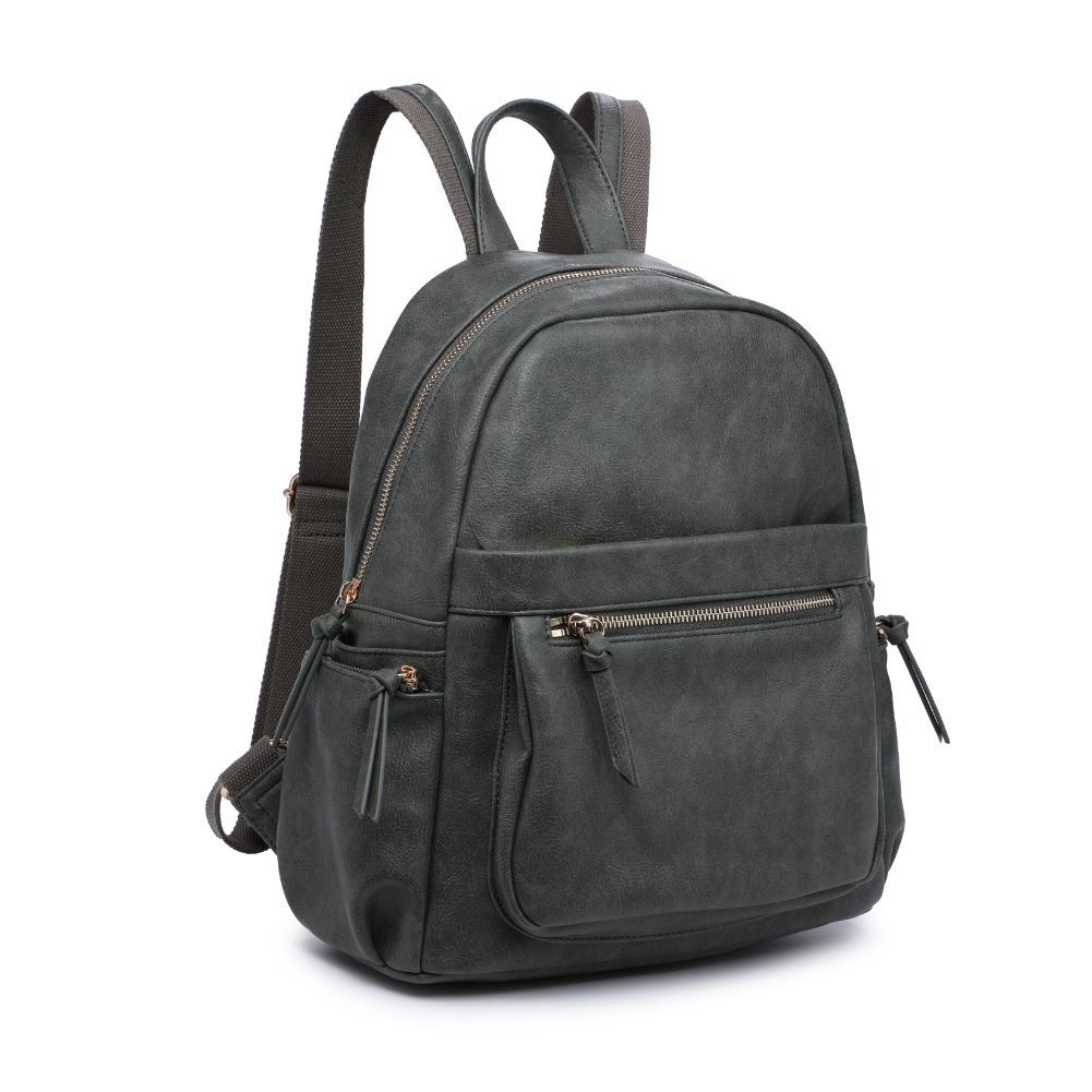 Product Image of Urban Expressions Scarlett Backpack 818209010733 View 6 | Hunter Green