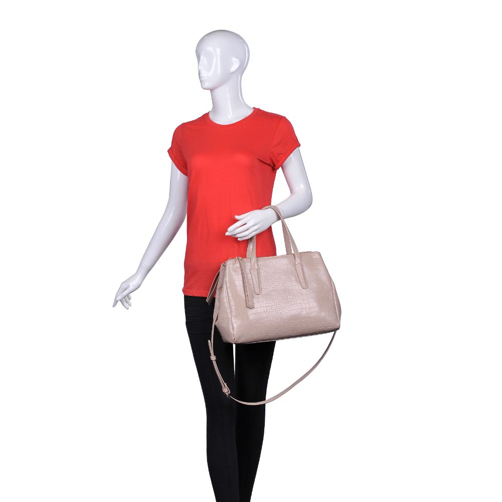 Product Image of Urban Expressions Nora Satchel 840611167361 View 5 | Nude