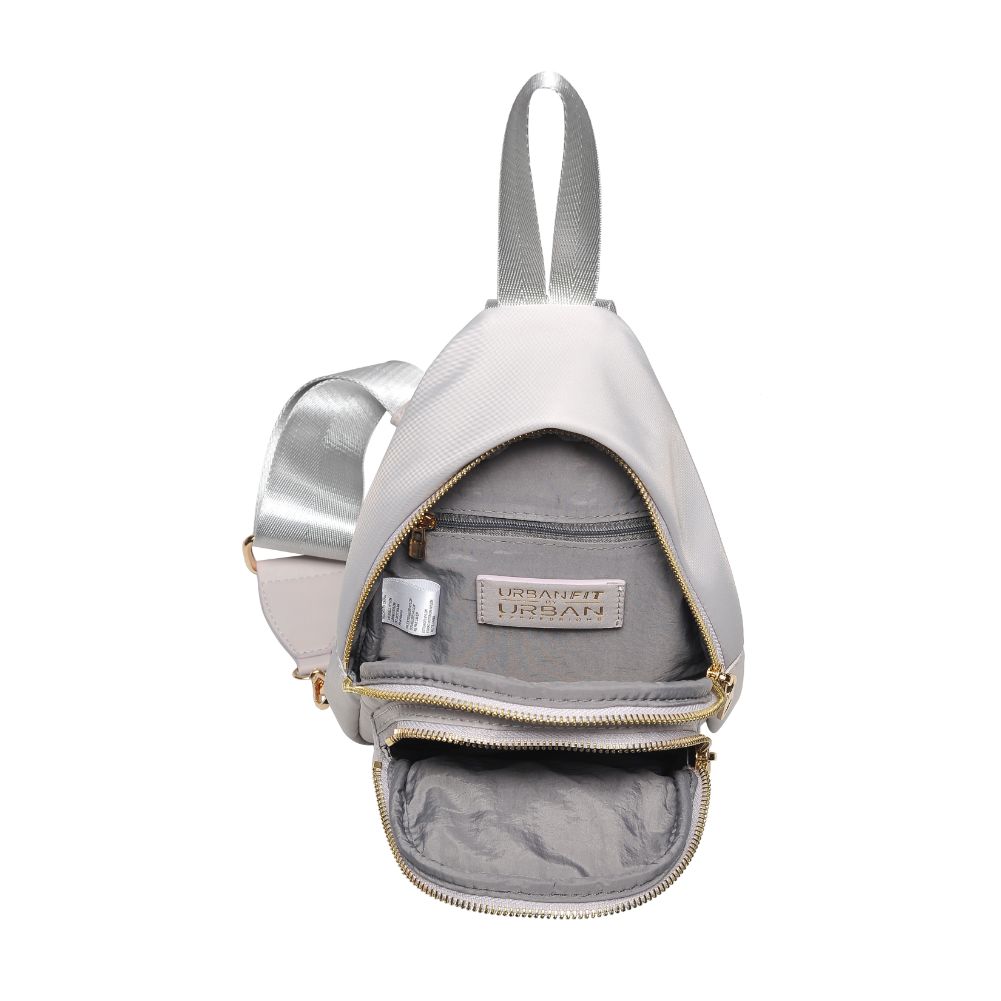 Product Image of Urban Expressions Wagner Sling Backpack 840611108364 View 8 | Grey