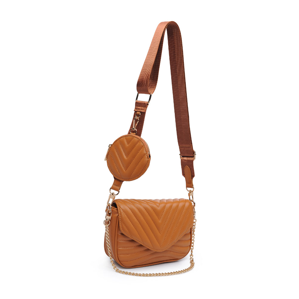 Product Image of Urban Expressions Rayne Crossbody 840611176974 View 6 | Tan