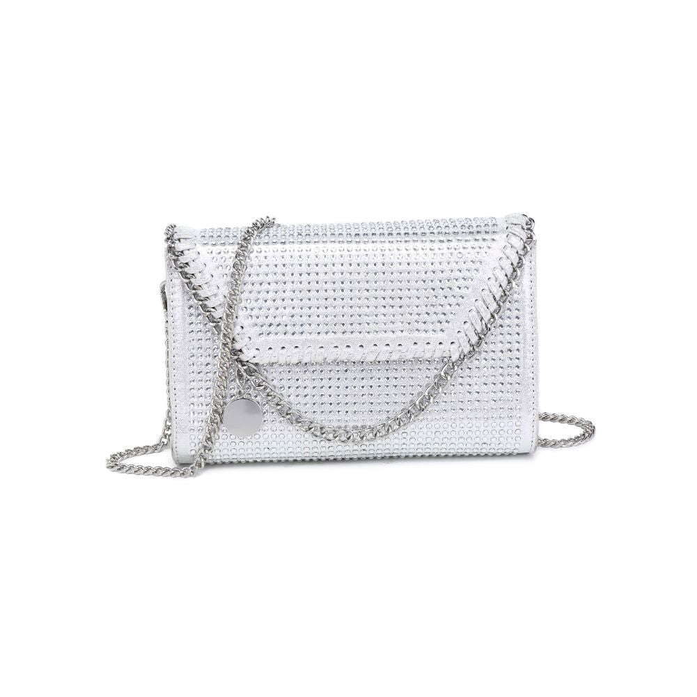 Product Image of Urban Expressions Gloria Crossbody 840611120748 View 5 | Silver