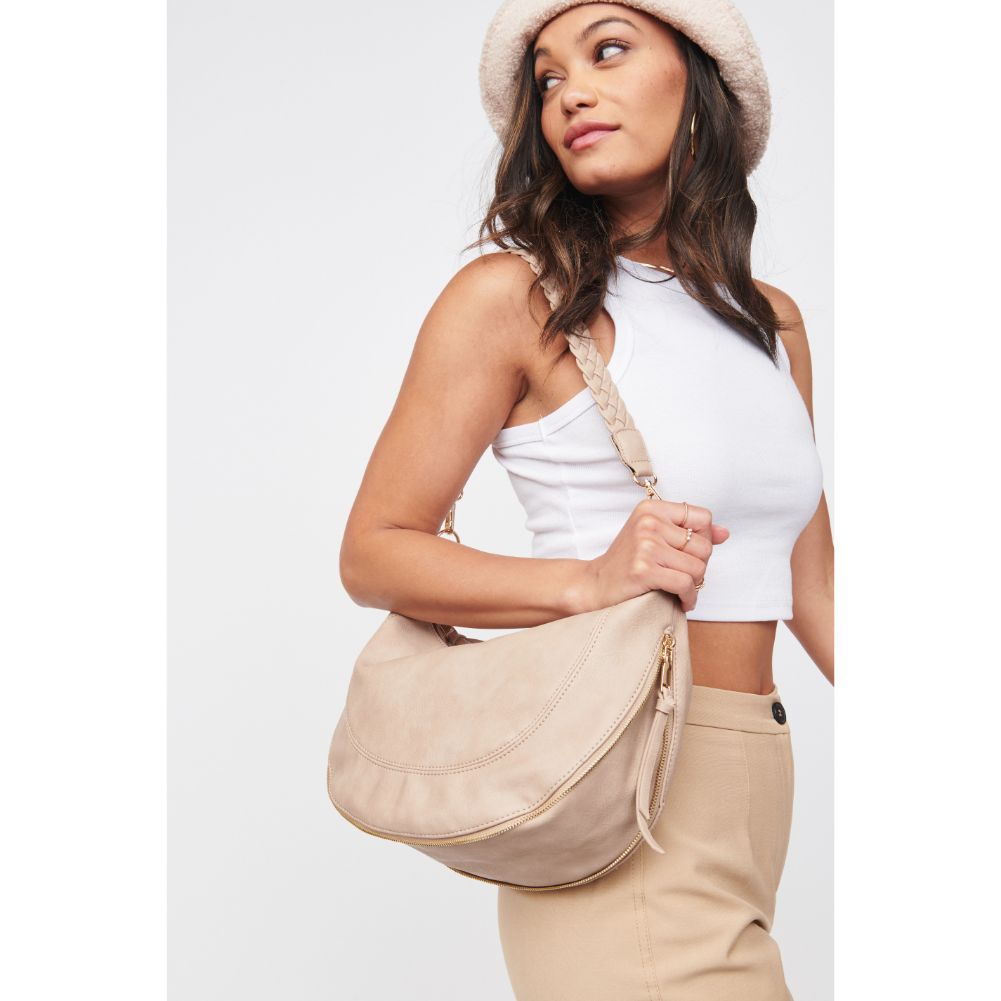 Woman wearing Natural Urban Expressions Virginia Crossbody 818209015240 View 2 | Natural