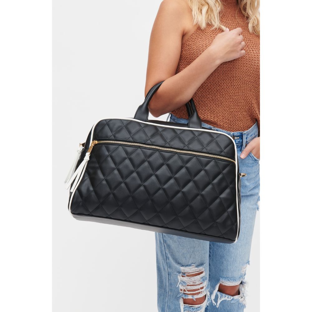 Woman wearing Black Urban Expressions Philippa Weekender 818209011402 View 1 | Black