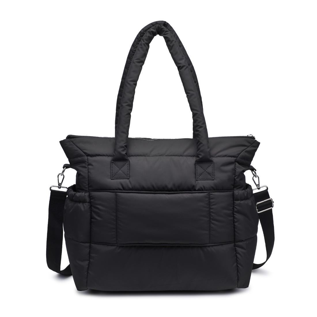 Product Image of Urban Expressions Jetsetter Tote 840611195074 View 7 | Black