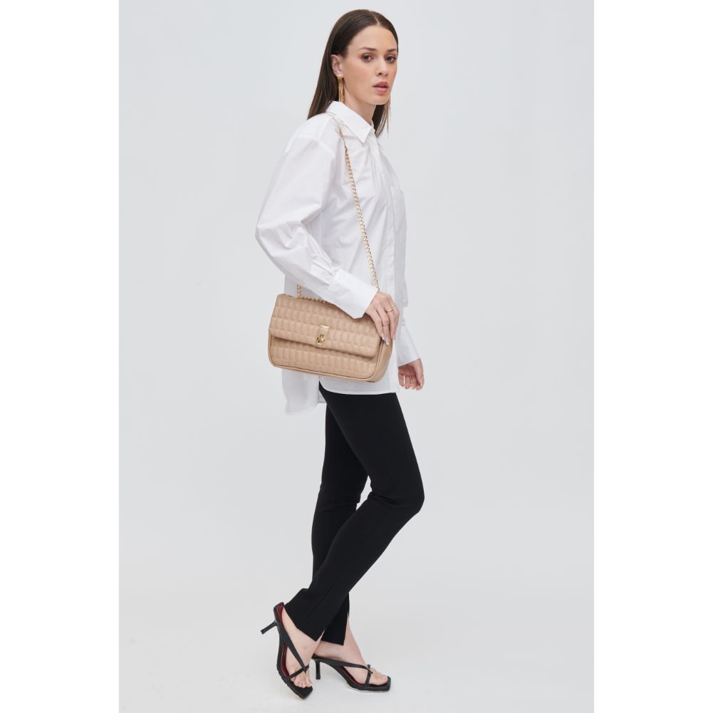 Woman wearing Natural Urban Expressions Farah Crossbody 840611107107 View 3 | Natural