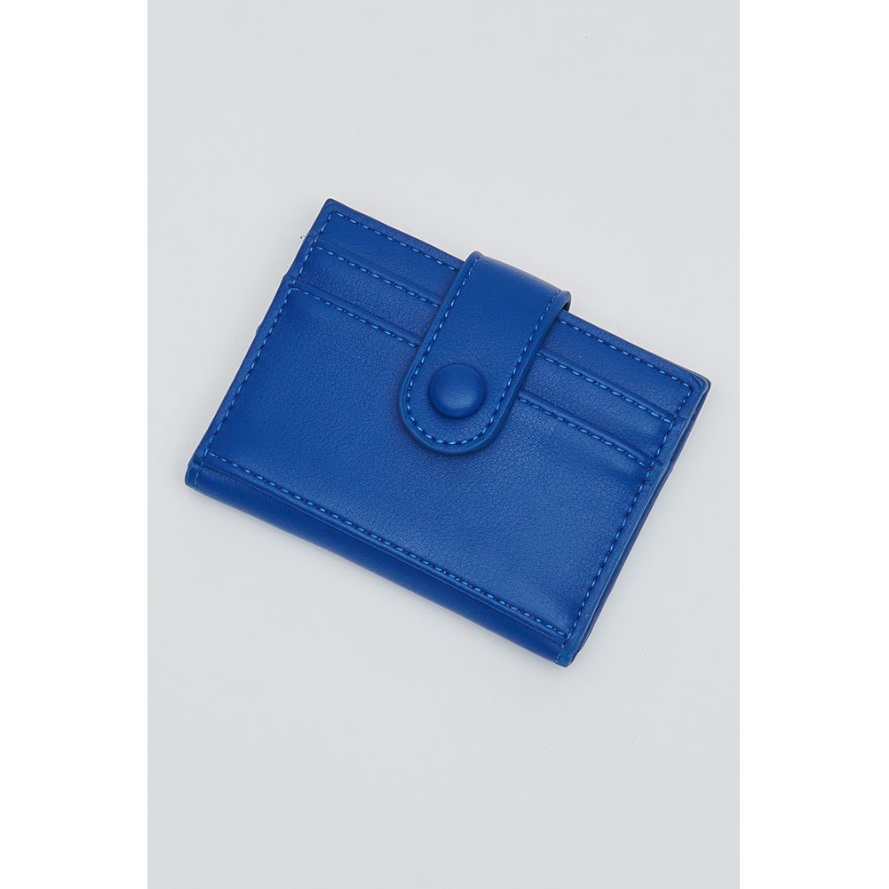 Woman wearing Cobalt Urban Expressions Lola Card Holder 840611112910 View 1 | Cobalt