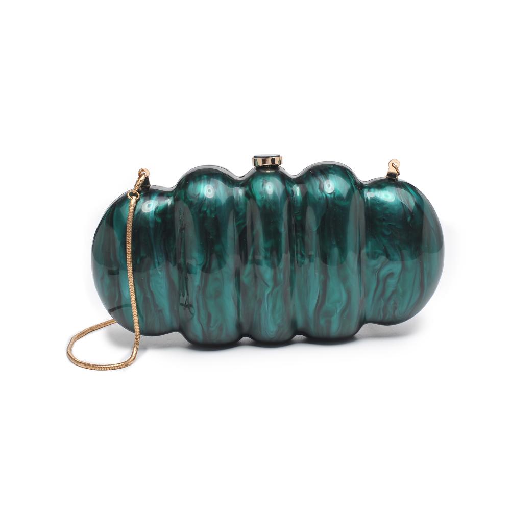 Product Image of Urban Expressions Myla Evening Bag 840611127747 View 5 | Emerald