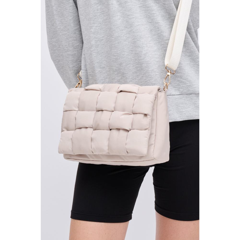 Woman wearing Natural Urban Expressions Rhodes Crossbody 840611131782 View 4 | Natural